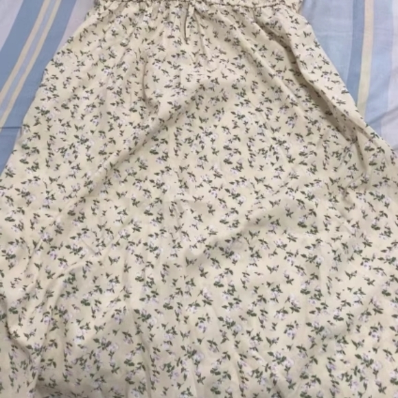 Embrace Nature with Our Yellow & Green Floral Maxi Dress! - Picture 3 of 3